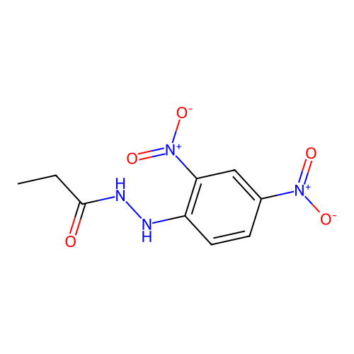 N'-(2,4-dinitrophenyl)propanohydrazide structure