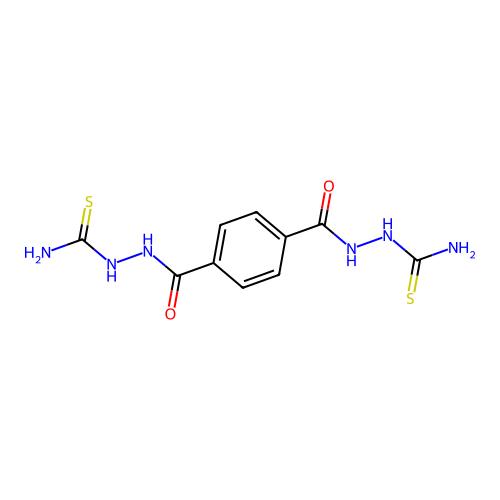 Terephthalic bis-thiosemicarbazone structure
