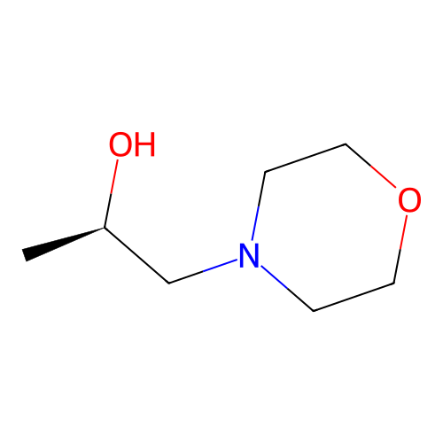 (2R)-1-(morpholin-4-yl)propan-2-ol structure