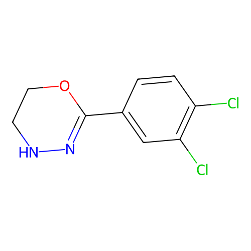 2-(3,4-Dichlorophenyl)-5,6-dihydro-4H-1,3,4-oxadiazine structure