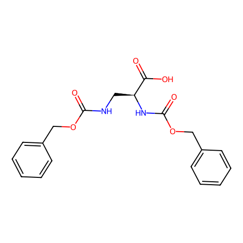 (S)-2,3-Bis(((benzyloxy)carbonyl)amino)propanoic acid structure