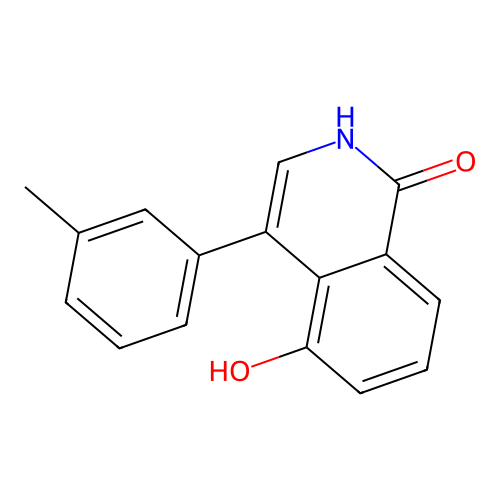 5-Hydroxy-4-(m-tolyl)isoquinolin-1(2H)-one structure
