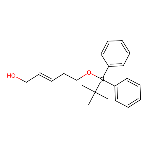 (E)-5-[tert-butyl(diphenyl)silyl]oxypent-2-en-1-ol structure
