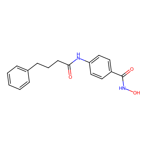N-Hydroxy-4-(4-phenyl-butyrylamino)-benzamide structure