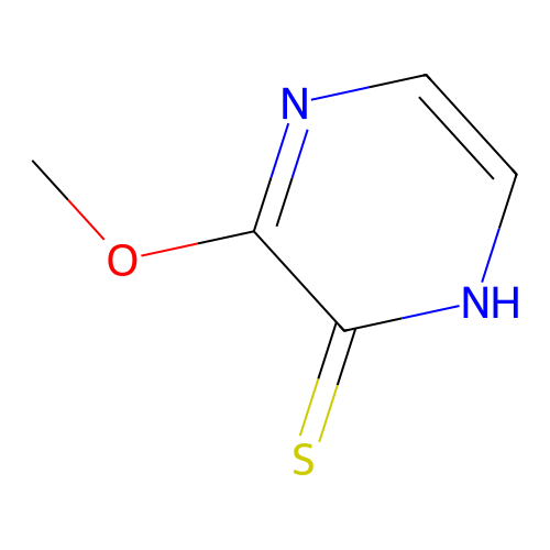 3-methoxy-1H-pyrazine-2-thione structure