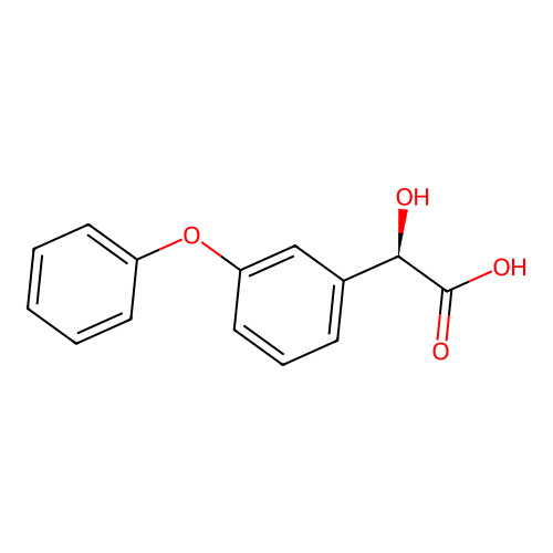 (R)-2-Hydroxy-2-(3-phenoxyphenyl)acetic Acid structure
