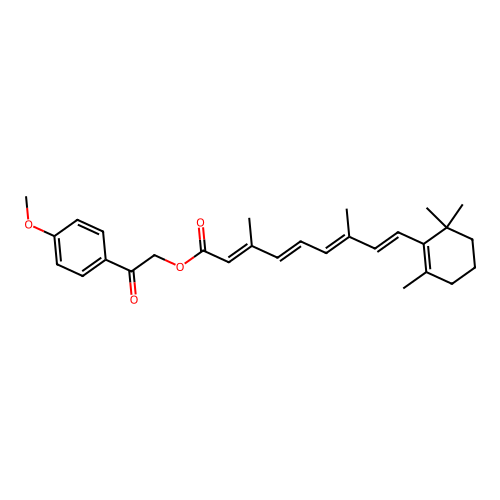 Isotretinoin anisatil structure