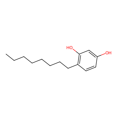 4-Octylresorcinol structure
