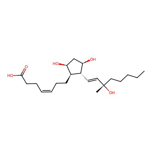 15(S)-15-Methyl delta(4)-prostaglandin F1alpha structure