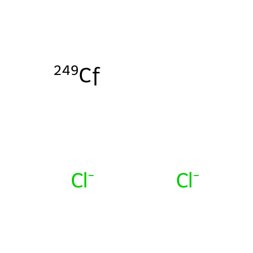 Californium-249 dichloride structure