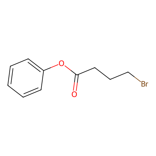 4-Bromobutanoic acid, phenyl ester structure