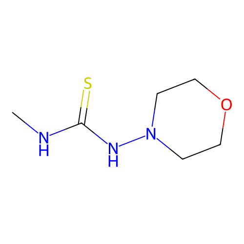 (Methylamino)(morpholin-4-ylamino)methane-1-thione structure