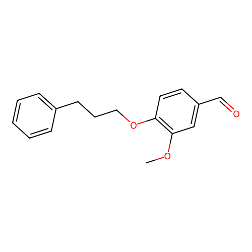 3-Methoxy-4-(3-phenylpropoxy)benzaldehyde structure