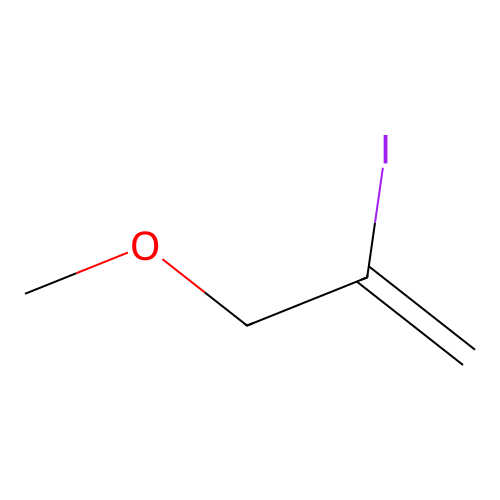 1-Propene, 2-iodo-3-methoxy- structure