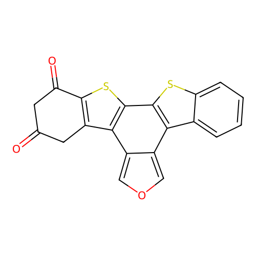Bis[1]benzothieno[3,2-e:2',3'-g]isobenzofuran-5,7-dione structure