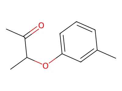 3-(3-Methylphenoxy)-2-butanone structure