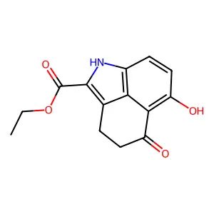 ethyl 6-hydroxy-5-oxo-3,4-dihydro-1H-benzo[cd]indole-2-carboxylate structure