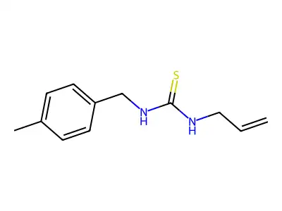 N-[(4-Methylphenyl)methyl]-N'-prop-2-en-1-ylthiourea structure