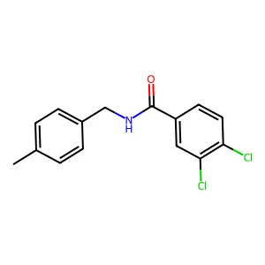 Benzamide, 3,4-dichloro-N-[(4-methylphenyl)methyl]- structure