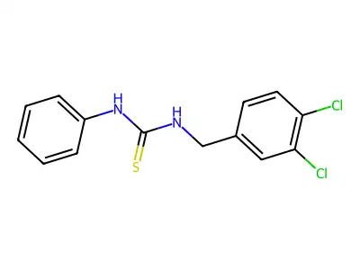 N-[(3,4-Dichlorophenyl)methyl]-N'-phenylthiourea structure