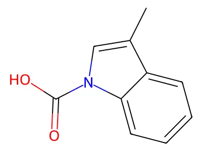 1H-Indole-1-carboxylic acid, 3-methyl- structure