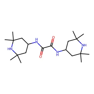 N,N'-bis(2,2,6,6-tetramethylpiperidin-4-yl)oxamide structure