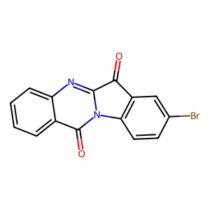 8-Bromoindolo[2,1-b]quinazoline-6,12-dione structure
