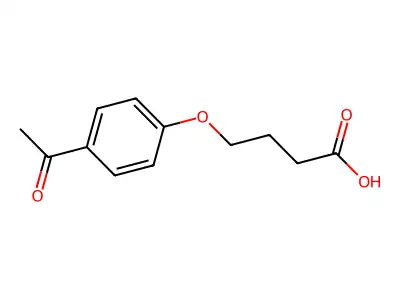 4-(4-Acetylphenoxy)butanoate structure