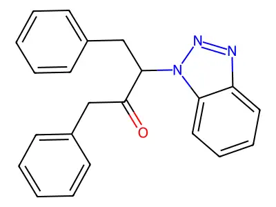 3-(1H-1,2,3-Benzotriazol-1-yl)-1,4-diphenylbutan-2-one structure