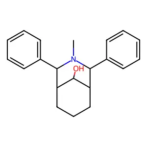 3-Methyl-2,4-diphenyl-3-azabicyclo[3.3.1]nonan-9-ol structure