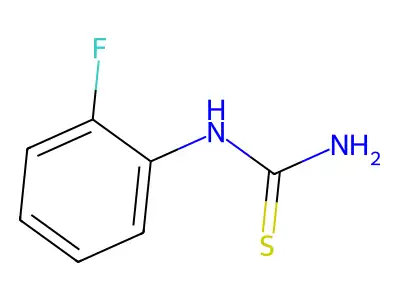 (2-Fluorophenyl)thiourea structure