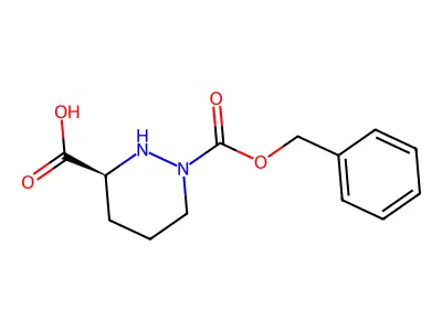 (S)-4-(Benzyloxycarbonyl)piperazine-2-carboxylic acid structure