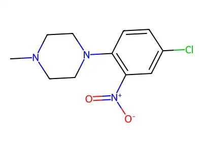 1-(4-Chloro-2-nitrophenyl)-4-methylpiperazine structure