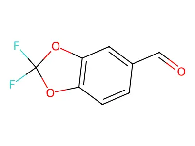2,2-Difluoro-5-formylbenzodioxole structure