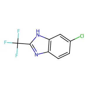 6-Chloro-2-(trifluoromethyl)-1H-benzimidazole structure