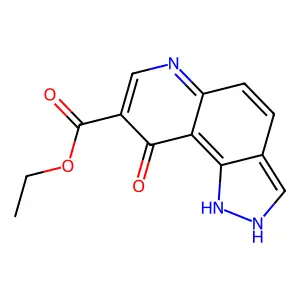 ethyl 9-oxo-6,9-dihydro-1H-pyrazolo[3,4-f]quinoline-8-carboxylate structure