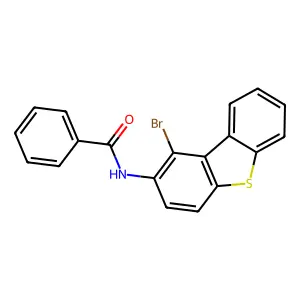 N-(1-bromodibenzothiophen-2-yl)benzamide structure