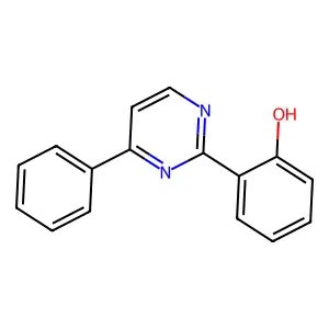 4-Phenyl-2-(2-hydroxyphenyl)pyrimidine structure