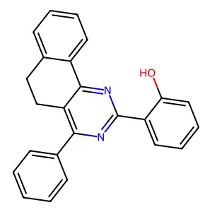 2-(2-Hydroxyphenyl)-4-phenyl-5,6-dihydrobenzo[h]quinazoline structure
