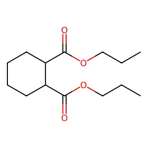 Dipropyl cyclohexane-1,2-dicarboxylate structure