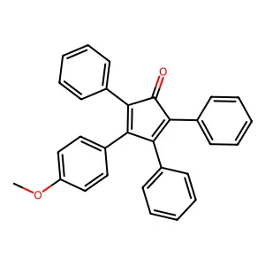 3-(4-Methoxyphenyl)-2,4,5-triphenyl-2,4-cyclopentadien-1-one structure