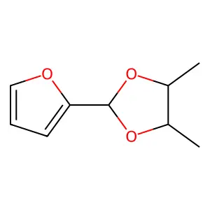 2-(Furan-2-yl)-4,5-dimethyl-1,3-dioxolane structure
