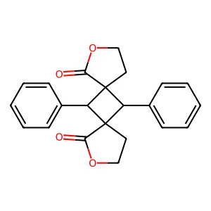 6,12-Diphenyl-3,10-dioxadispiro[4.1.4^{7}.1^{5}]dodecane-4,11-dione structure