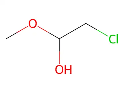 2-Chloro-1-methoxyethanol structure