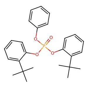 Bis(t-butylphenyl) phenyl phosphate structure