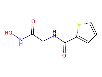 Acetohydroxamic acid, 2-(2-thenylcarboxamido)- structure