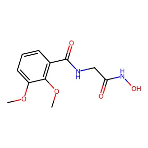 Benzamide, N-(2-(hydroxyamino)-2-oxoethyl)-2,3-dimethoxy- structure