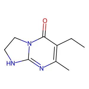 Imidazo(1,2-a)pyrimidin-5(1H)-one, 6-ethyl-2,3-dihydro-7-methyl- structure