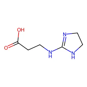 beta-Alanine, N-(4,5-dihydro-1H-imidazol-2-yl)- structure