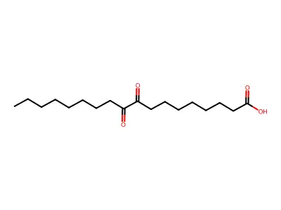 9,10-Dioxostearic acid structure